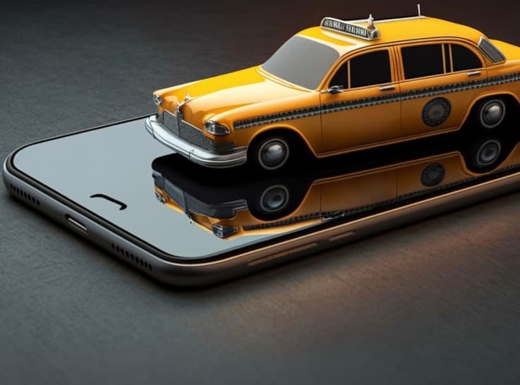 Decorative shape accent for Blodgett Mills NY Taxi and car Service section background